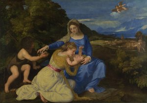 The Virgin and Child with the Young Saint John the Baptist (The Aldobrandini Madonna)