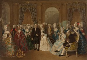 Franklin at the Court of France--1778 by Todros Geller