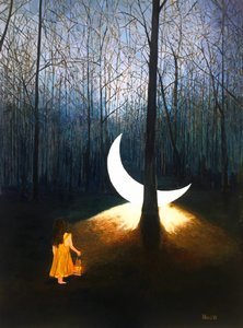 Enchanted Forest Moon by Tom Blood