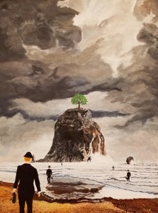 Men Journey to Green Tree by Tom Blood