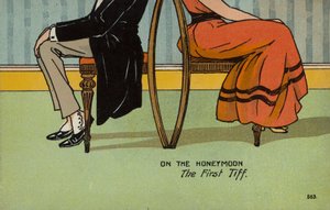 On The Honeymoon, The First Tiff by Tom Browne