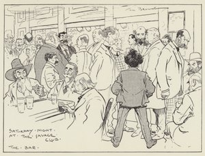 Saturday Night at the Savage Club, The Bar