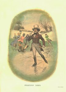 Skating, 1820, c1910