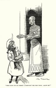 "What have you got there? A snuff-box! The very thing, Allow me!" by Tom Browne
