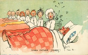 When Father Snores by Tom Browne