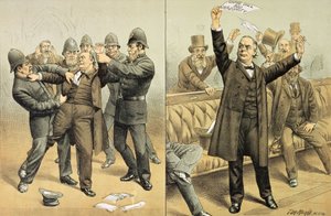 The Oaths Bill Passed by a Hundred Votes, from 