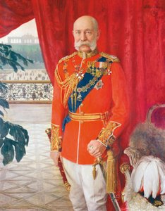 Emperor Franz Joseph I in the Gala Uniform of a British Field Marshal by Tom von Dreger