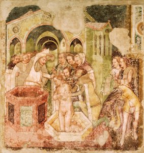 Legend of St Ursula: Baptism of Prince of England