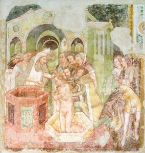 The Baptism of the Prince of England (detail)
