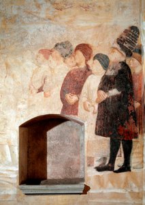 Episode of the life of Saint John the Baptist: a group of men