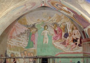 The Baptism of Christ, from the Cycle of the Life of St. John the Baptist