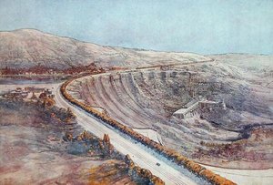 Hydro-Electric Dam, designed by Tony Garnier
