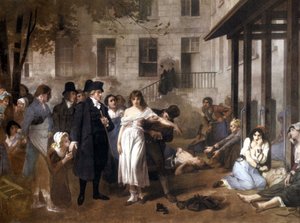 Doctor Philippe Pinel (1745 - 1826) liberating the insane from their chains by Tony Norbert Fleury by Tony Robert Fleury