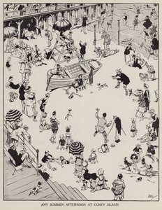 A summer afternoon at Coney Island by Tony Sarg