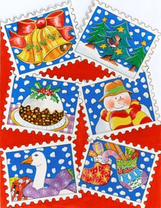 Christmas Stamps by Tony Todd