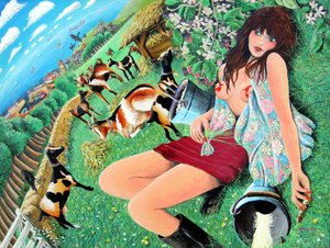 Mae Rose-Cottage daydreams her erotic fantasies