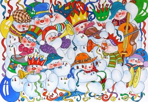 Snowmen Band by Tony Todd