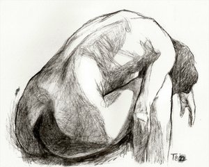 Crouching Inner Struggle by Tore Bahnson