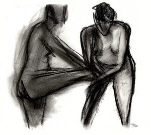 Expressive Nude Figures by Tore Bahnson
