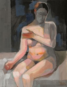 Pensive Nude Figure