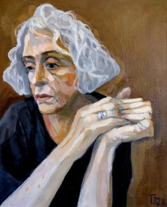 Pensive Older Woman by Tore Bahnson