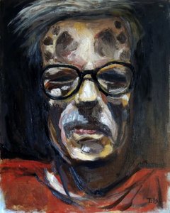 Somber Man Portrait by Tore Bahnson