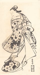 Courtesan, ca. 1712 by Torii Kiyomasu I