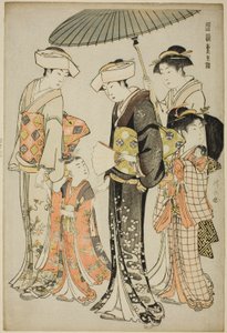 A Girl and Four Servants, from the Series 