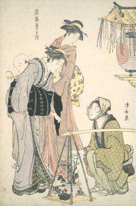 Buying Potted Plants: Brocades of the East by Torii Kiyonaga