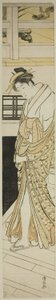 Courtesan Descending Stairs by Torii Kiyonaga