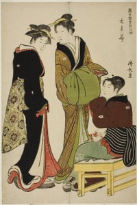 Flowers of the Doteshita District, from the series 