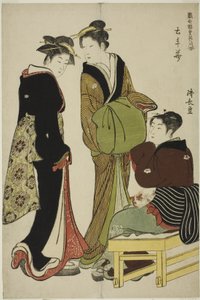 Flowers of the Doteshita District by Torii Kiyonaga