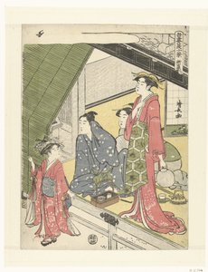 The New Yoshiwara (Ten Summer Scenes in the Eastern Capital) by Torii Kiyonaga