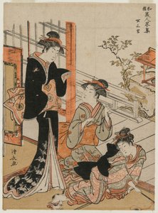 Three Women from the Series A Brief Collection of Japanese Beauties by Torii Kiyonaga