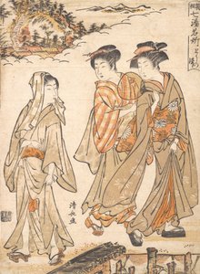 To-no Sawa, Name of One of the Hot Springs at Hakone, ca. 1779 by Torii Kiyonaga