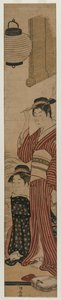 Two Geisha on a Balcony by Torii Kiyonaga