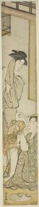 Two Women and a Child after a Bath