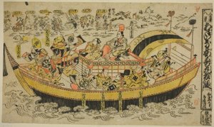 Eight Scenes of Kanazawa: The Dance of Asahina and Umejumaru by Torii Kiyonobu I