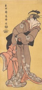 Actor Segawa Tomisaburo II as the Courtesan Toyama and Actor Ichikawa Kurizo as Higashi... by Toshusai Sharaku