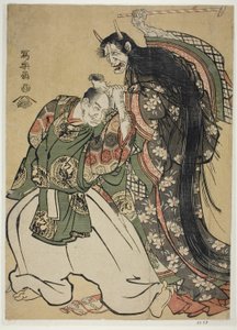 Maple Leaf Viewing (Momiji gari) by Toshusai Sharaku