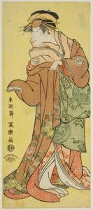 Segawa Kikunojo III in the Role of Courtesan Katsuragi by Toshusai Sharaku