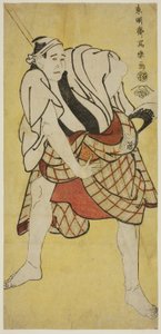 The Actor Ichikawa Tomiemon as Inokuma Monbei by Toshusai Sharaku