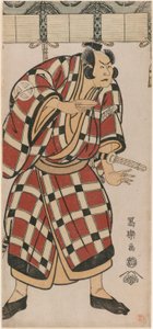 The Actor Otani Hiroji III as Hata no Taizan Taketora