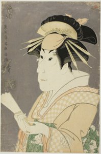 The actor Sanogawa Ichimatsu III as Onayo by Toshusai Sharaku