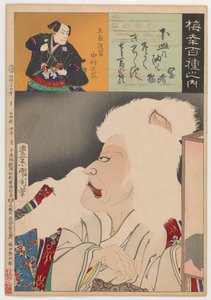 Cat of Okazaki by Toyohara Kunichika