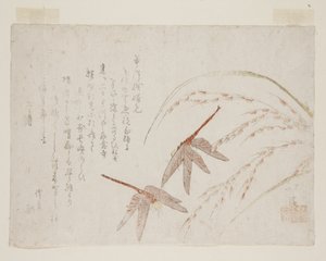 Dragonflies by Toyota Hokkei