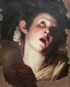 Young woman singing