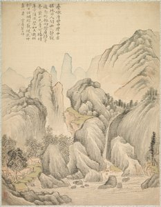 Folded Hills and Layered Peaks by Tsubaki Chinzan