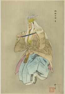Sagi, from the series "One Hundred No Dramas" by Tsukioka Kogyo