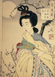Close-up of a woman by Tsukioka Yoshitoshi